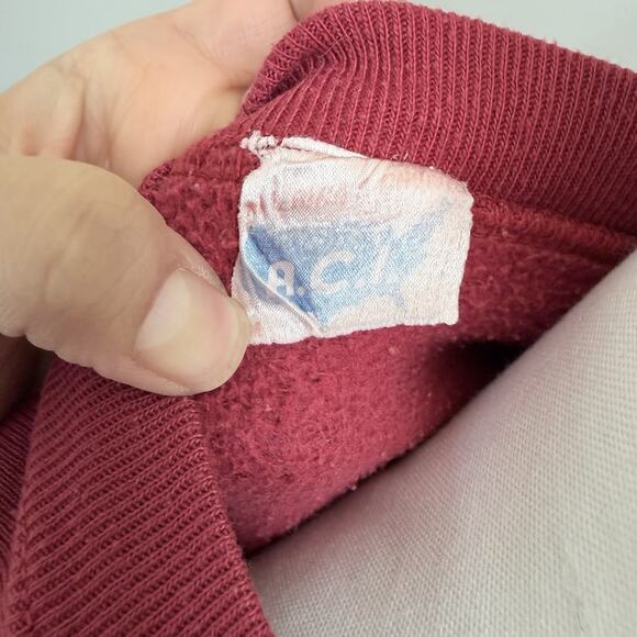 Vtg Standford University Russell Athletic Sweatshirt Unisex S Red White Crew USA - Picture 7 of 9